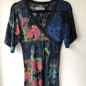 Preowned Desigual Tunic Top/Mini Dress